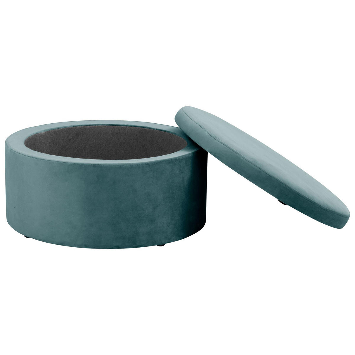 KINDERHOCKER Katyushka Samtvelours azur - Aubergine, Kunststoff (60/32/60cm) - 58aufmkessel