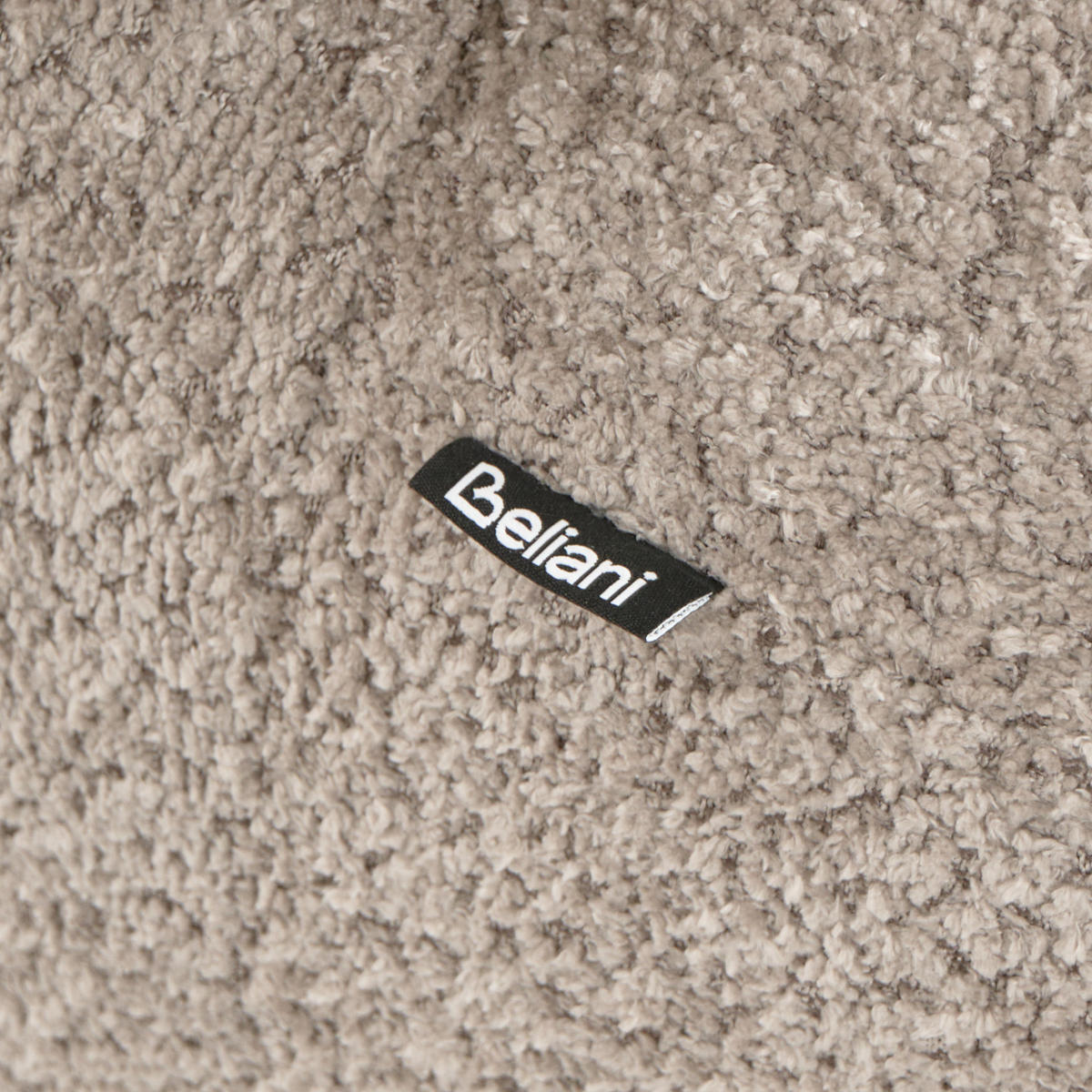 SESSEL Chenillegewebe Taupe Lohja - Taupe, Textil (92/73/88cm) - Beliani
