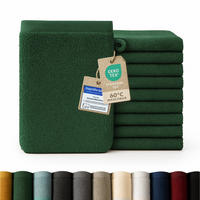 ŽÍNKA sada 10 ks, 10x žínka 15/20 cm, tmavě zelená - tmavě zelená, textil (15/20cm) - Blumtal