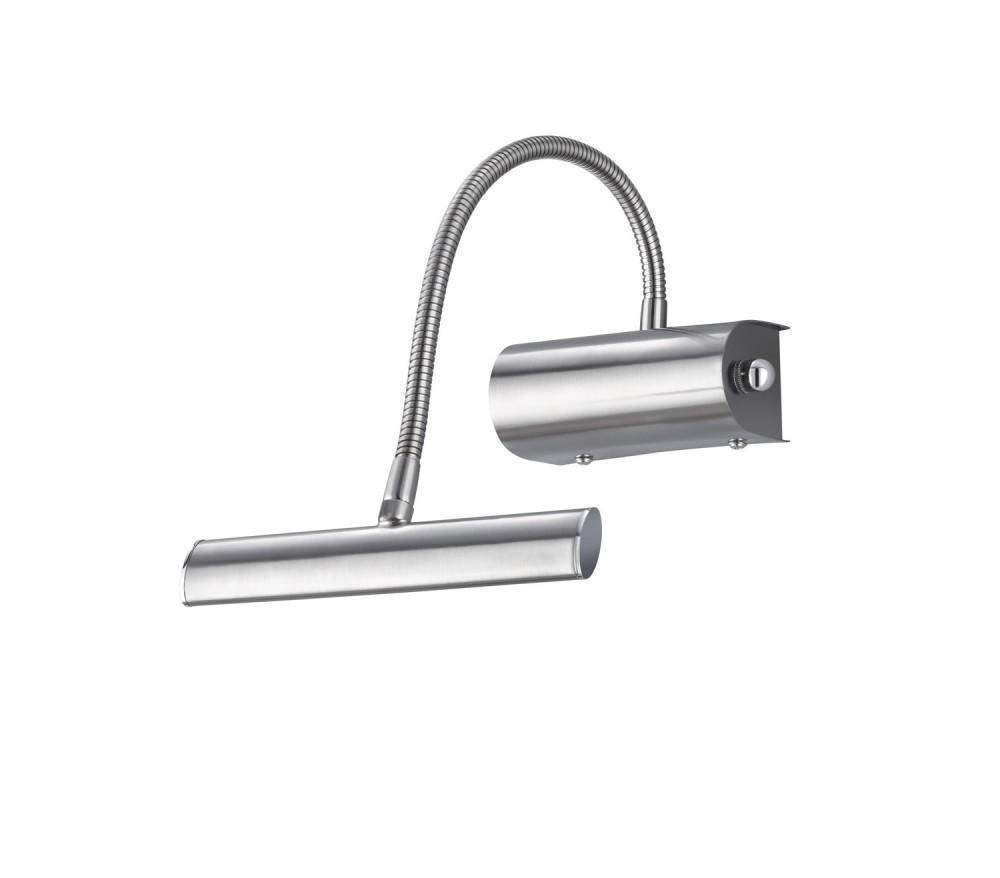LED WANDLEUCHTE Nickel matt Silber - Silberfarben, Metall (18/35/35cm) - Trio Leuchten