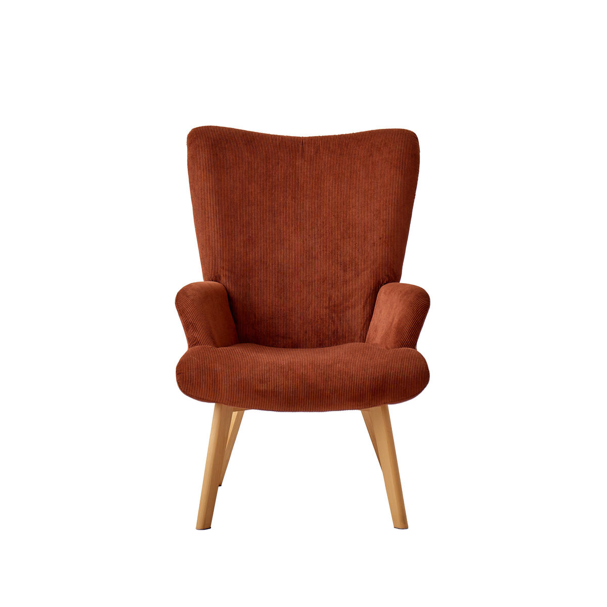 SESSEL Kord Terracotta - Terra cotta, Textil (64/100/74cm) - Nordlys