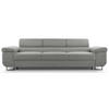 3-SITZER SOFA Capurso Beige Cord - Beige/Schwarz, Textil/Metall (274/90/98cm) - Selsey