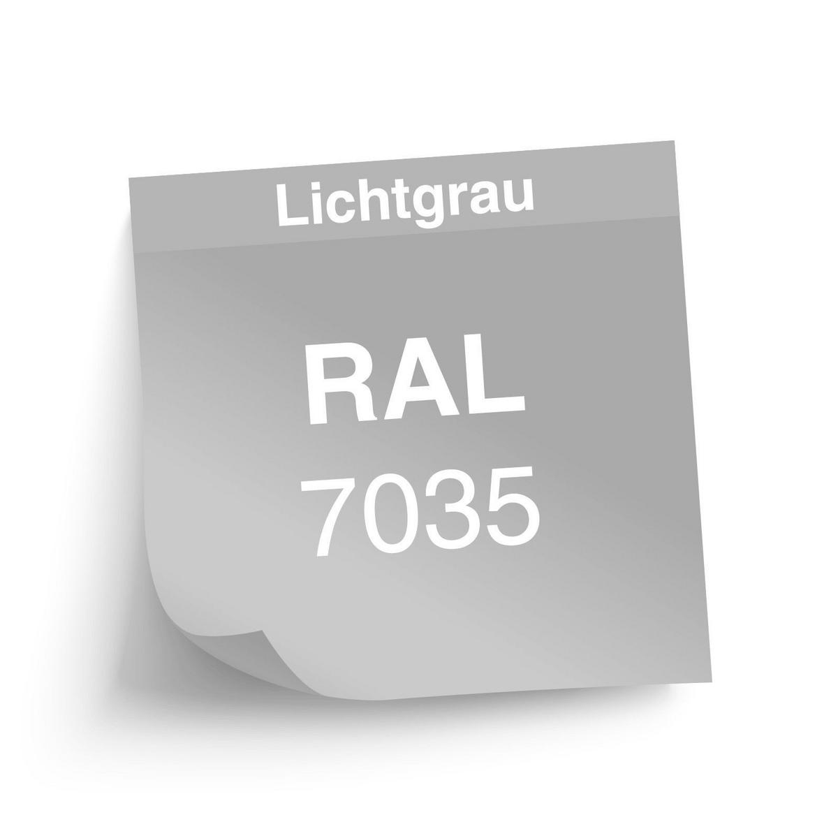 FLÜGELTÜRENSCHRANK Owl mit 4 Fachboden 195x92x42cm Lichtgrau - Grau, Metall (92/195/42cm) - PROREGAL