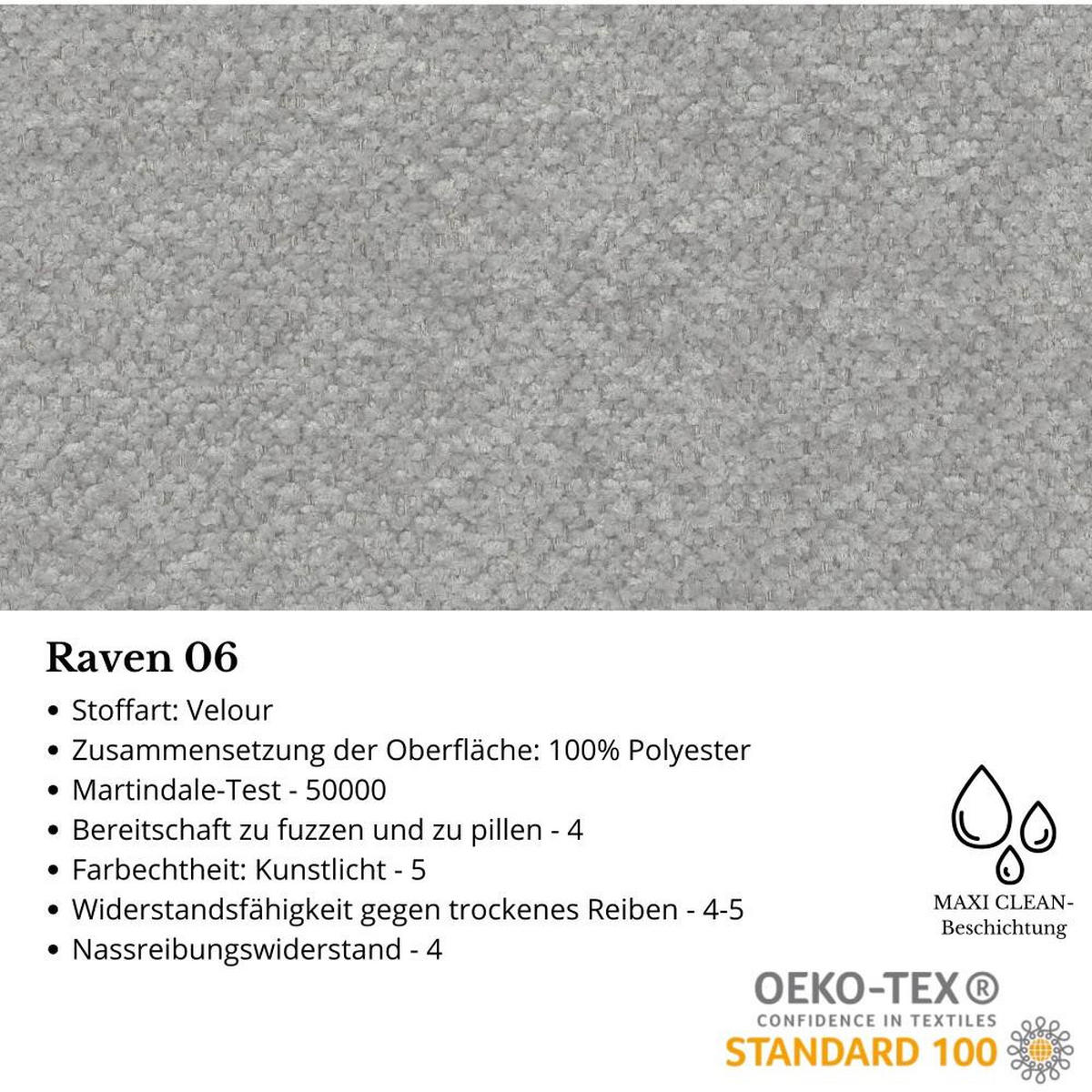 CHESTERFIELD-SESSEL Falco hellgrau mit Wenge Holzbeinen - Silberfarben, Holz/Textil (82/102/92cm) - Beautysofa