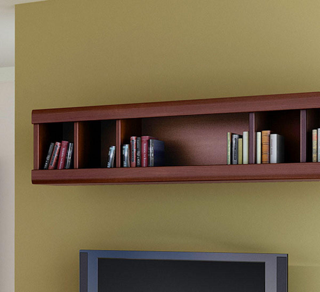 Thumbnail - Feldmann-Wohnen Wandregal, Braun, Holz, 140x36x30 cm, Wohnzimmer, Regale, Wandregale