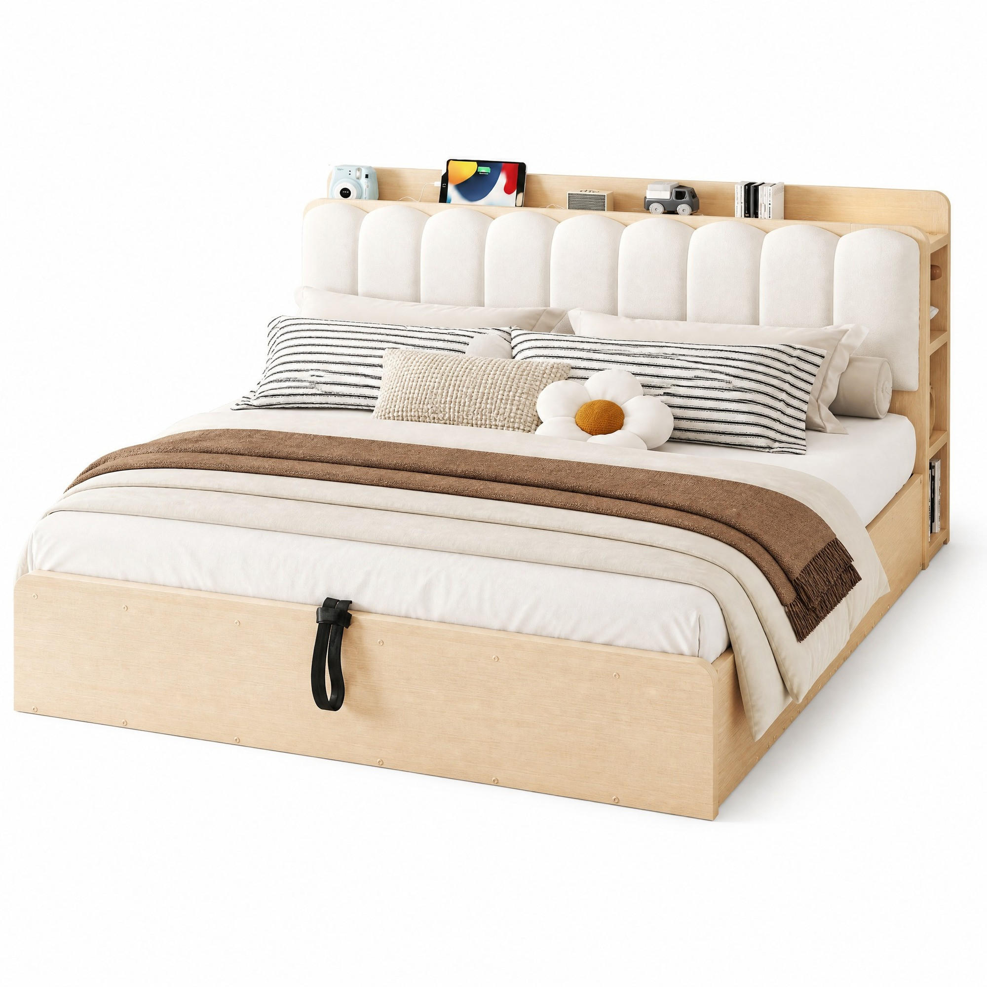 Okmyhome Bett Natur 180x200 cm