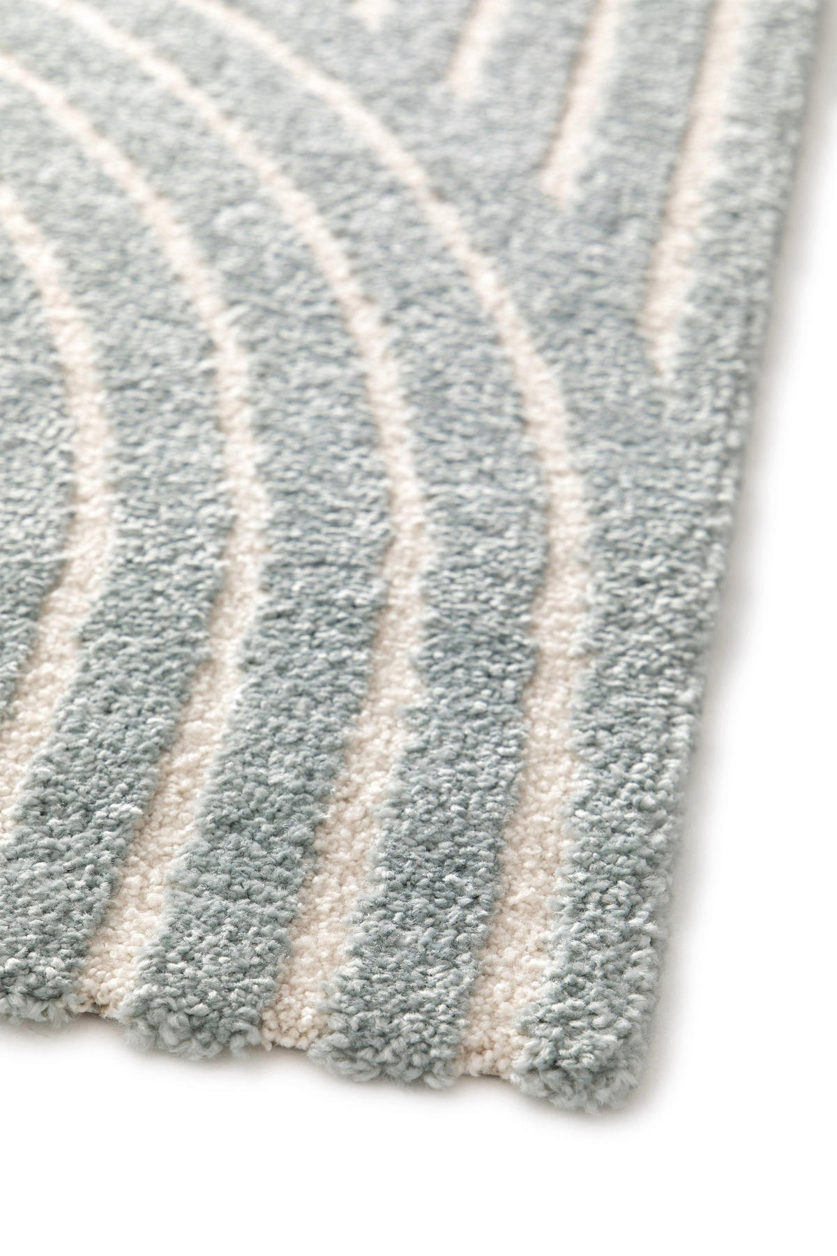 TEPPICH sehr weich mit Relief-Effekt blau - Blau, Textil (120/170cm) - AFK Living