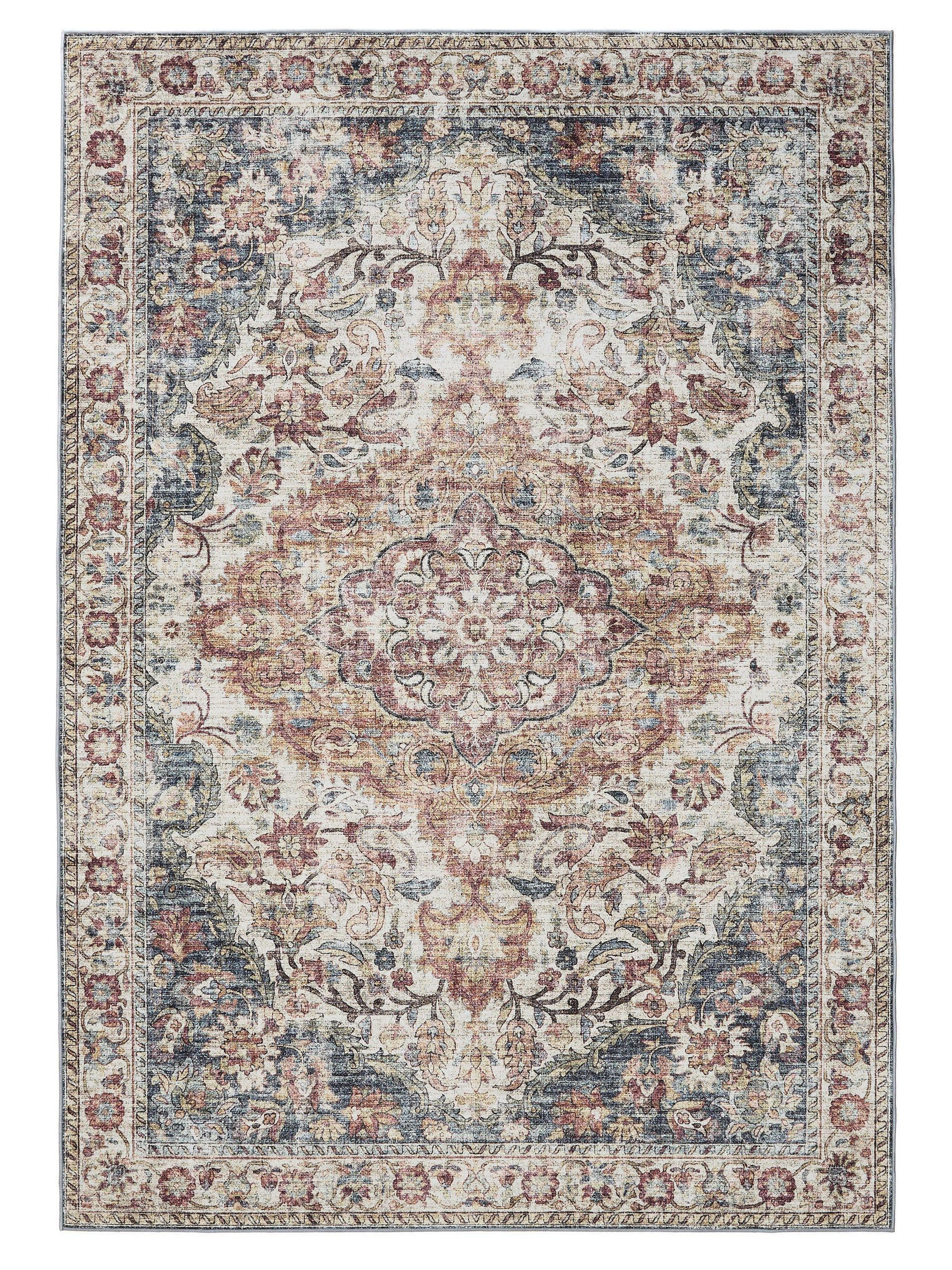 VINTAGE-TEPPICH George waschbar 240x340 cm - Multicolor, Kunststoff (240/340cm) - benuta