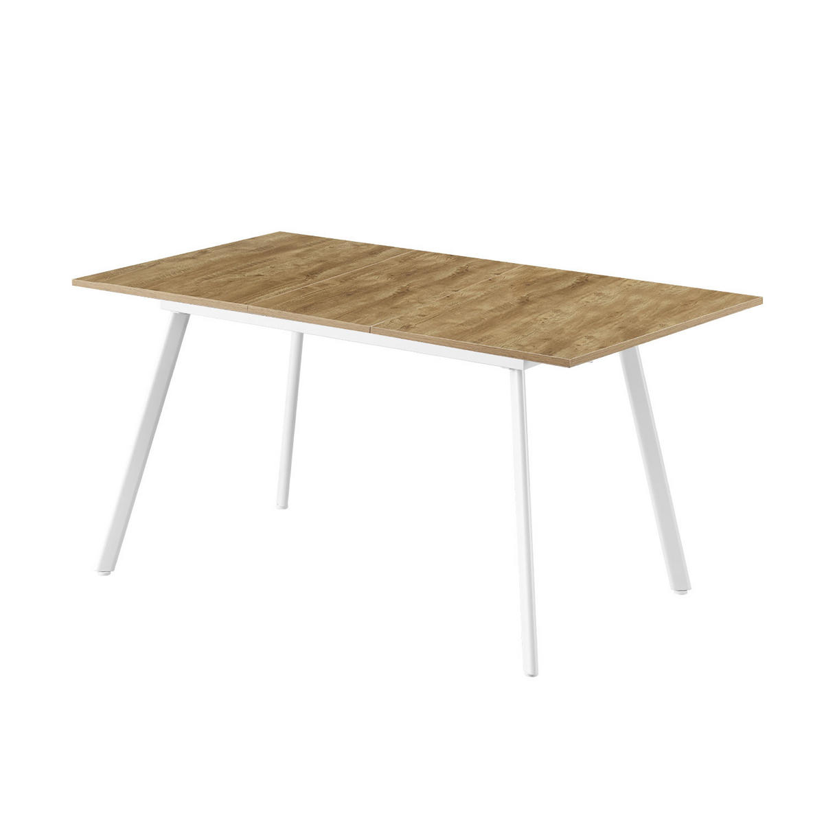 ESSTISCH OSKAR 120-160/80/76 cm Wildeiche - Wildeiche, Holz (80/120/76cm) - B&D Home
