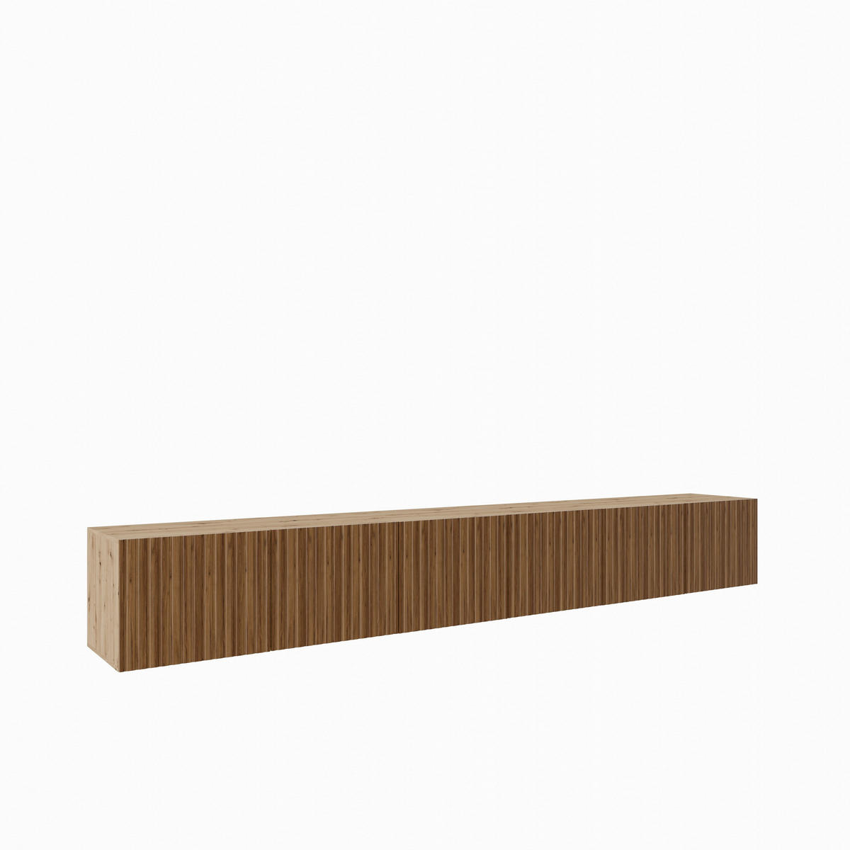 LOWBOARD LIVO 300/41/40 cm, Hängender TV-Schrank Eiche Artisan / Eichefarben - Eichefarben/Braun, Holzwerkstoff (300/41/40cm) - MASSENO