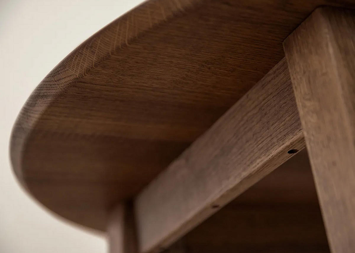 ESSTISCH Orbetello Eiche Tabak 90-190 / 90 / 74,5cm - Dunkelbraun, Holz (90/190/74.5cm) - Feldmann-Wohnen