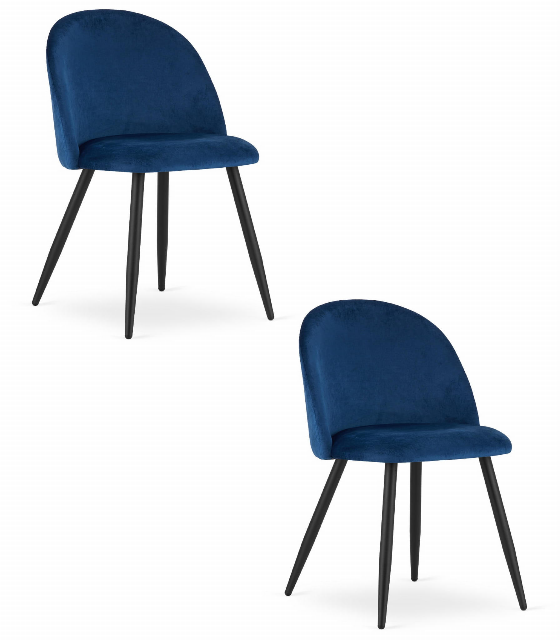 Valora Esszimmerstuhl Dunkelblau 46x76.5x42.5 cm