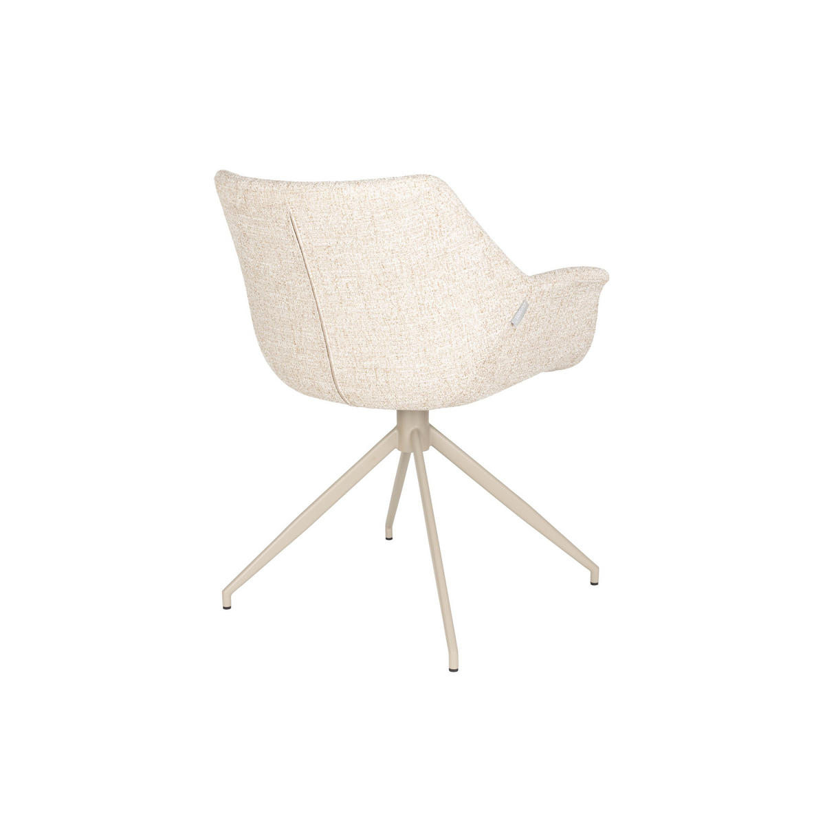 ESSZIMMERSTUHL Doulton Beige - 2 er Set - Beige, Textil (67/80/61cm) - Zuiver