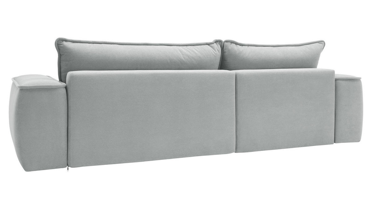 ECKSOFA Sandby - Schwarz/Grau, Holz/Kunststoff (283/168cm) - MIRJAN24