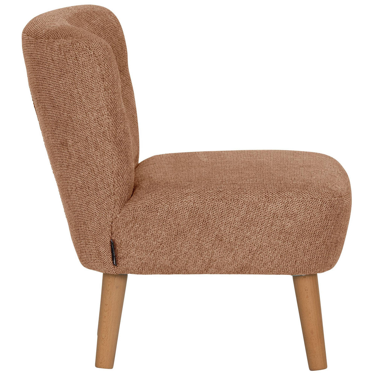 KINDERSESSEL Katya Flachgewebe hellbraun - Hellbraun, Kunststoff (41/54/50cm) - 58aufmkessel