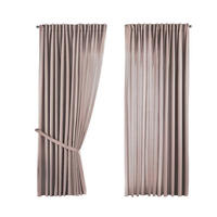 SCHLAUFENGARDINE 2ER SET »Jena« HxB 250x300 cm Taupe - Taupe, Textil (300/250cm) - Gardinenbox