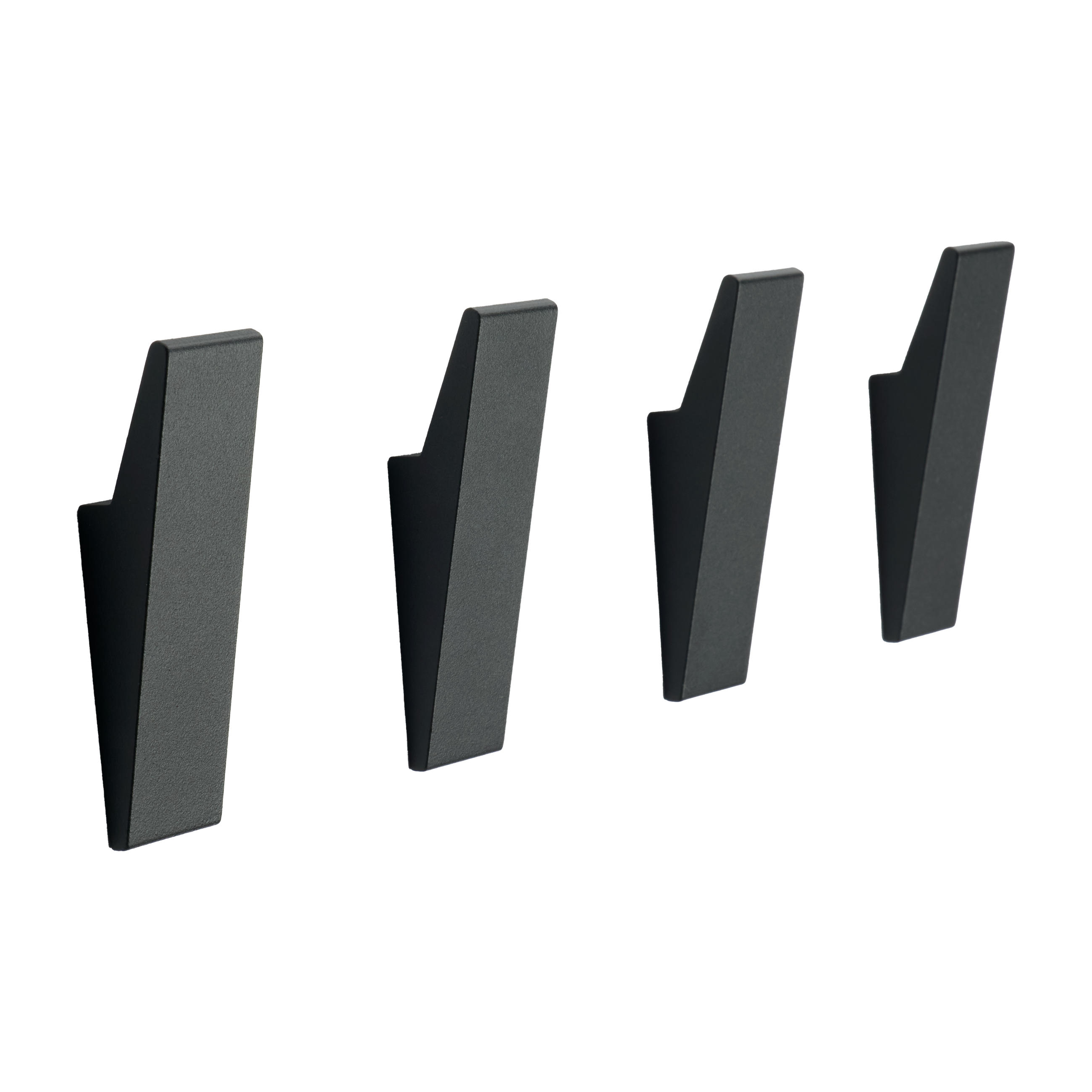 Designfabrik Hamburg Wandhaken Schwarz 1.7x6.2x1.8 cm