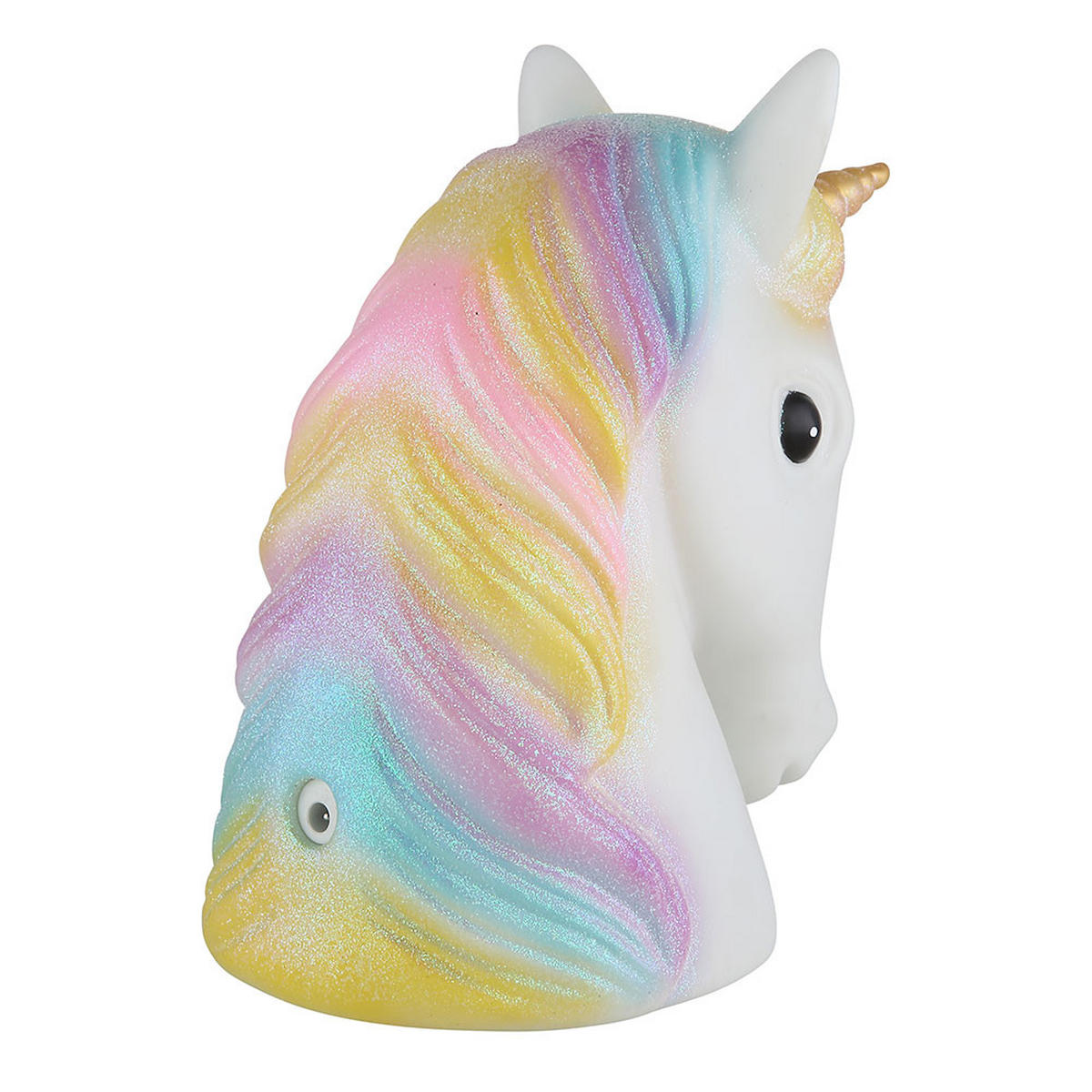 LED DEKOLAMPE Einhorn Bunt - Multicolor, Kunststoff (18/11/21cm) - Globo Lighting