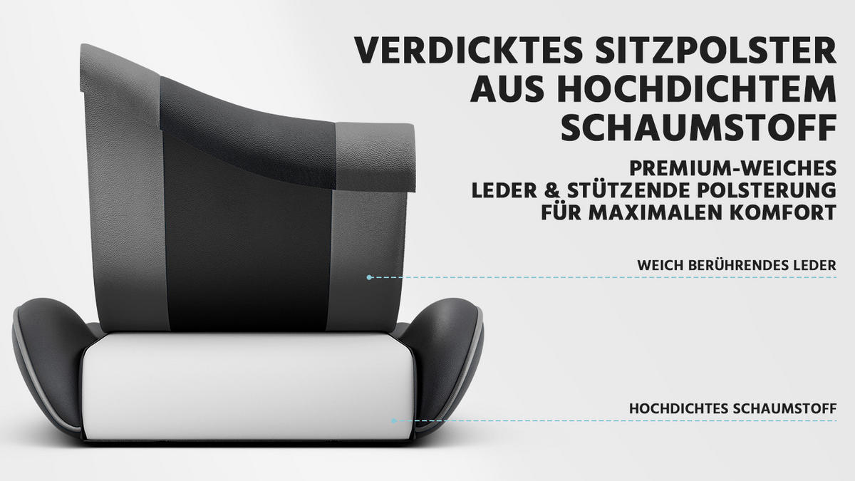 GAMINGSTUHL Schwarzgrau 58,5/63/120,5 cm - Schwarz, Metall (58.5/120.5/63cm) - PANGIVO