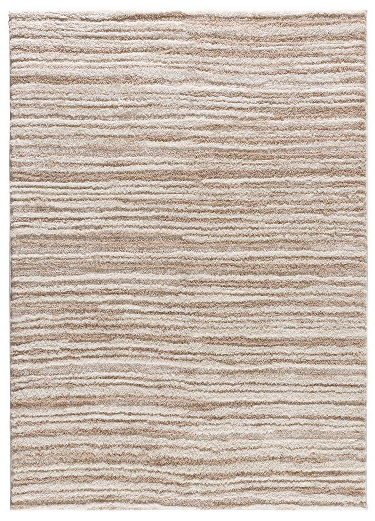 HOCHFLORTEPPICH im skandinavischen Stil Beige Lima 160/230 cm - Beige, Naturmaterialien/Textil (160/230cm) - Atticgo