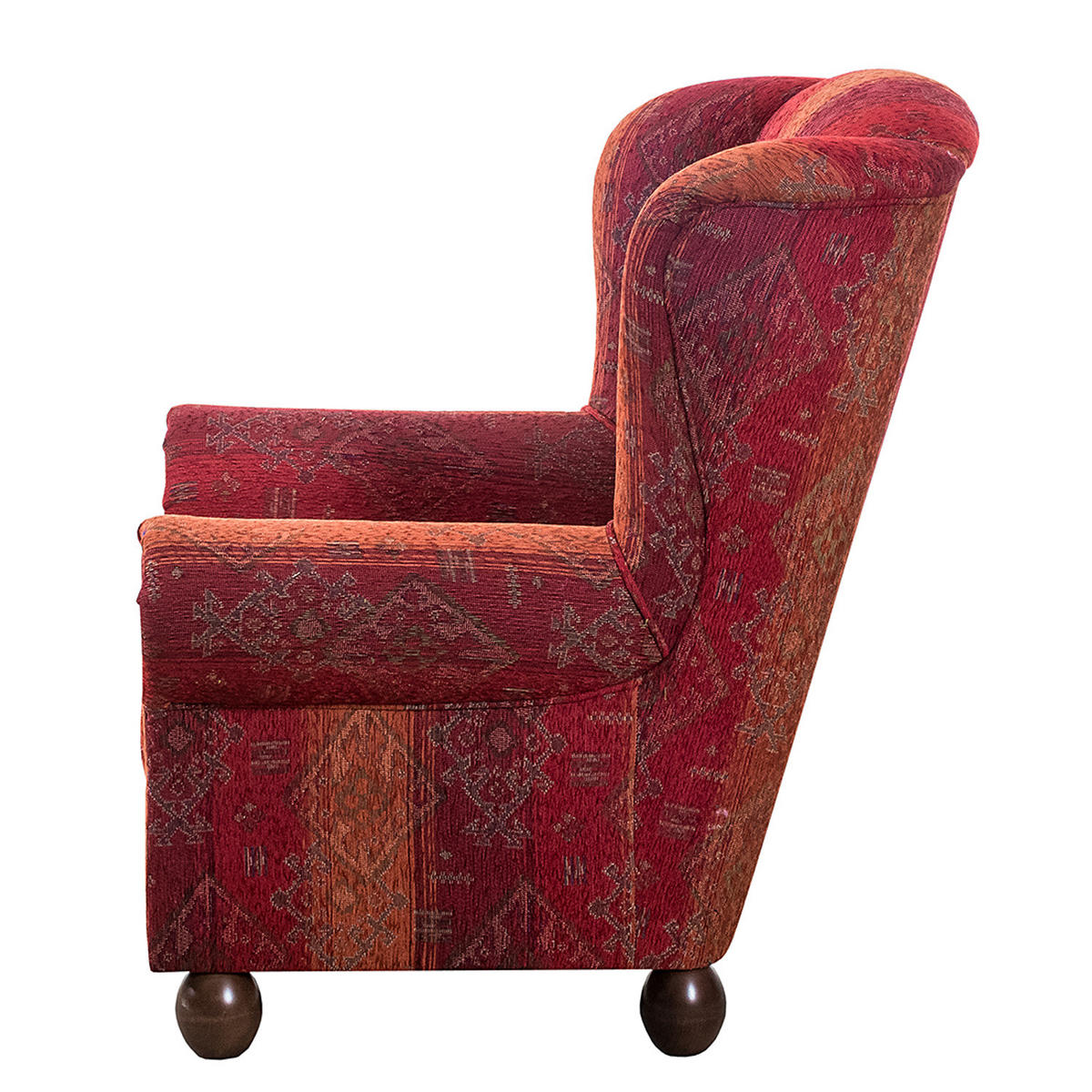 OHRENSESSEL - Webstoff - Rot - Rot, Textil (91/99/90cm) - home24