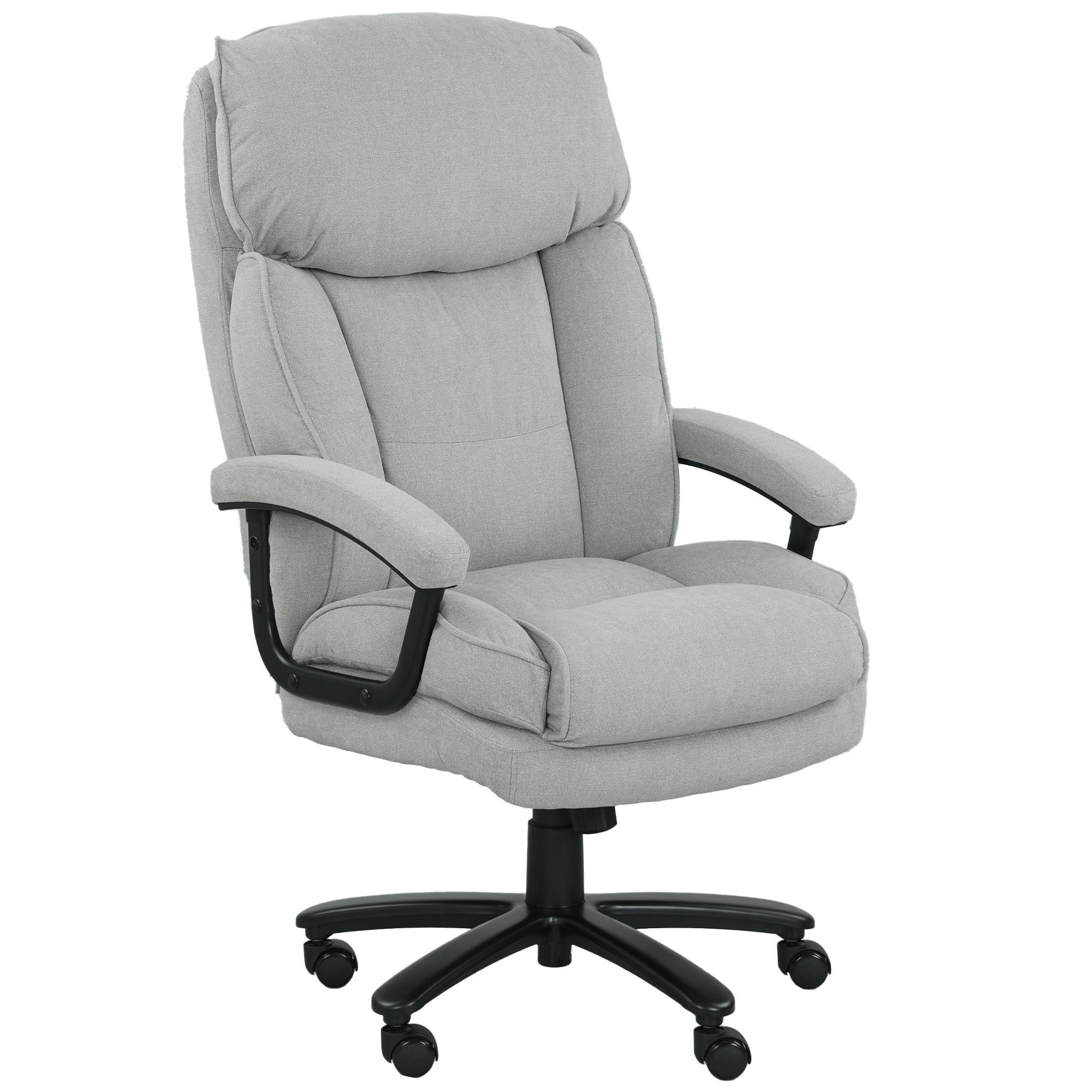 BÜROSTUHL Charlotte Hellgrau Polyester 68.5/79 cm - Grau, Textil/Metall (68.5/117/79cm) - Jamb