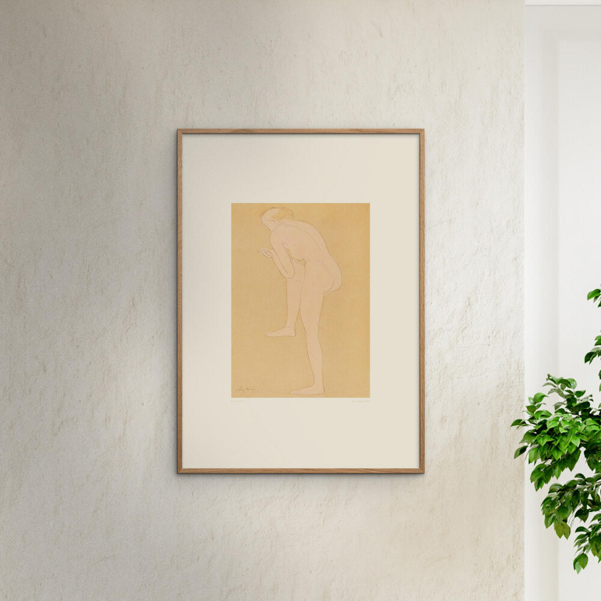 POSTER Arch Atelier - Auguste Rodin - Orange, Papier (70/100/0.1cm) - Poster&Frame