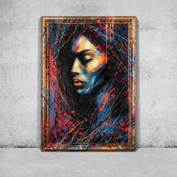 GEMÄLDE Gold in der Dunkelheit Schattenfugenrahmen Gold 140x100 cm - Goldfarben, Holz (140/100cm) - YS-art gallery