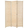 RAUMTEILER Playa 3-tlg. Schilfrohr Holz natur - Naturfarben, Holz (120/170/3cm) - DESIGN DELIGHTS