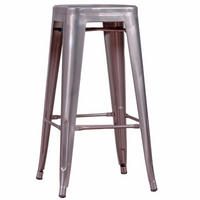 HOCKER Metall Alufarben - Alufarben, Metall (41/68/41cm) - Nest Dream