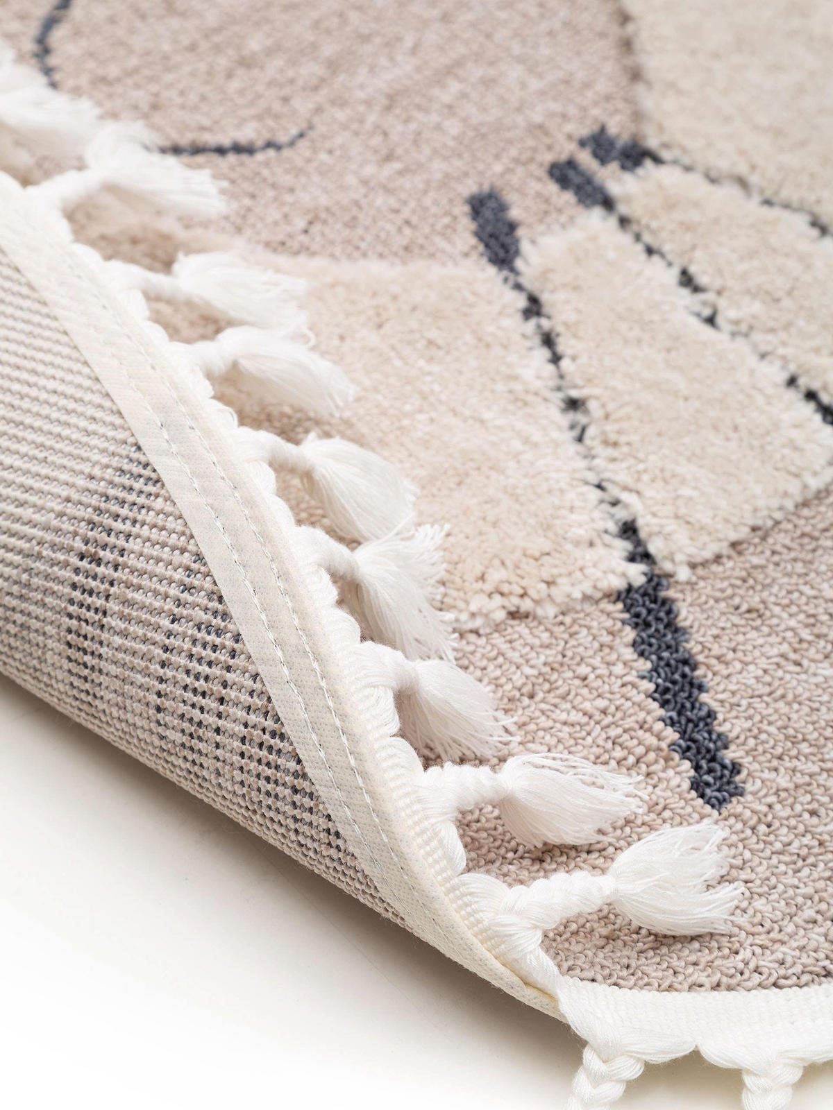 KINDERTEPPICH Momo Beige ø 120 cm rund - Beige, Textil (120/120cm) - Lytte