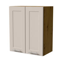 HÄNGESCHRANK Oslo W3/60 Eiche Artisan / Kaschmir Matt 60 / 32,5 / 72cm - Kaschmir/Eiche Artisan, Holz/Holzwerkstoff (60/72/32.5cm) - Feldmann-Wohnen