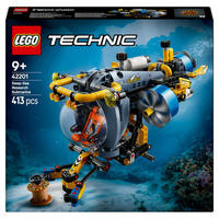 KLEMMBAUSTEINE Technic Tiefseeforschungs - Boot - Rot, Kunststoff (6/26/28cm) - Lego