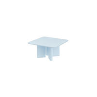 COUCHTISCH quadratisch Hellblau matt 80/80/50 cm - Hellblau, Holzwerkstoff (80/80/50cm) - designimpex