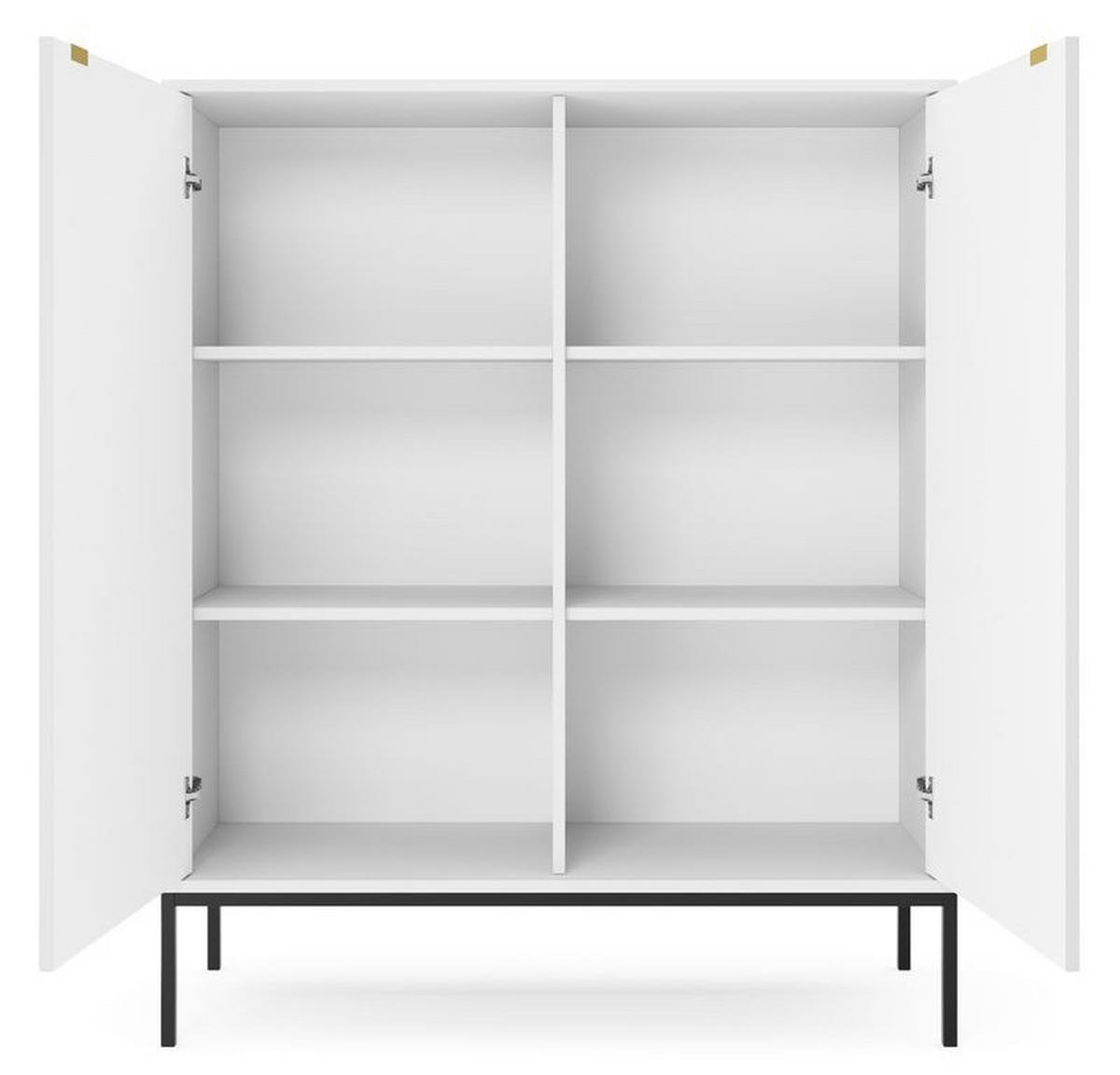 KOMMODE – K104 – 104 cm – NOVA – Weiß - Weiß, Holzwerkstoff (104/125/39cm) - hi-markt