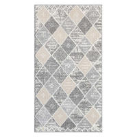 KURZFLOR-TEPPICH Flair 179 Grau 80x150 cm - Grau, Textil (80/150cm) - carpet city