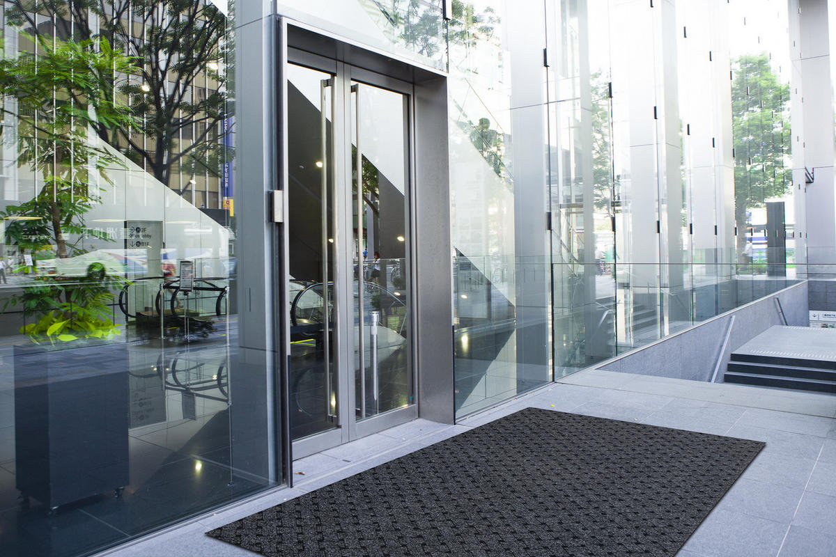 TÜRMATTE rutschfest VECTRA 200/150 cm - Anthrazit, Textil (200/150cm) - rugsX