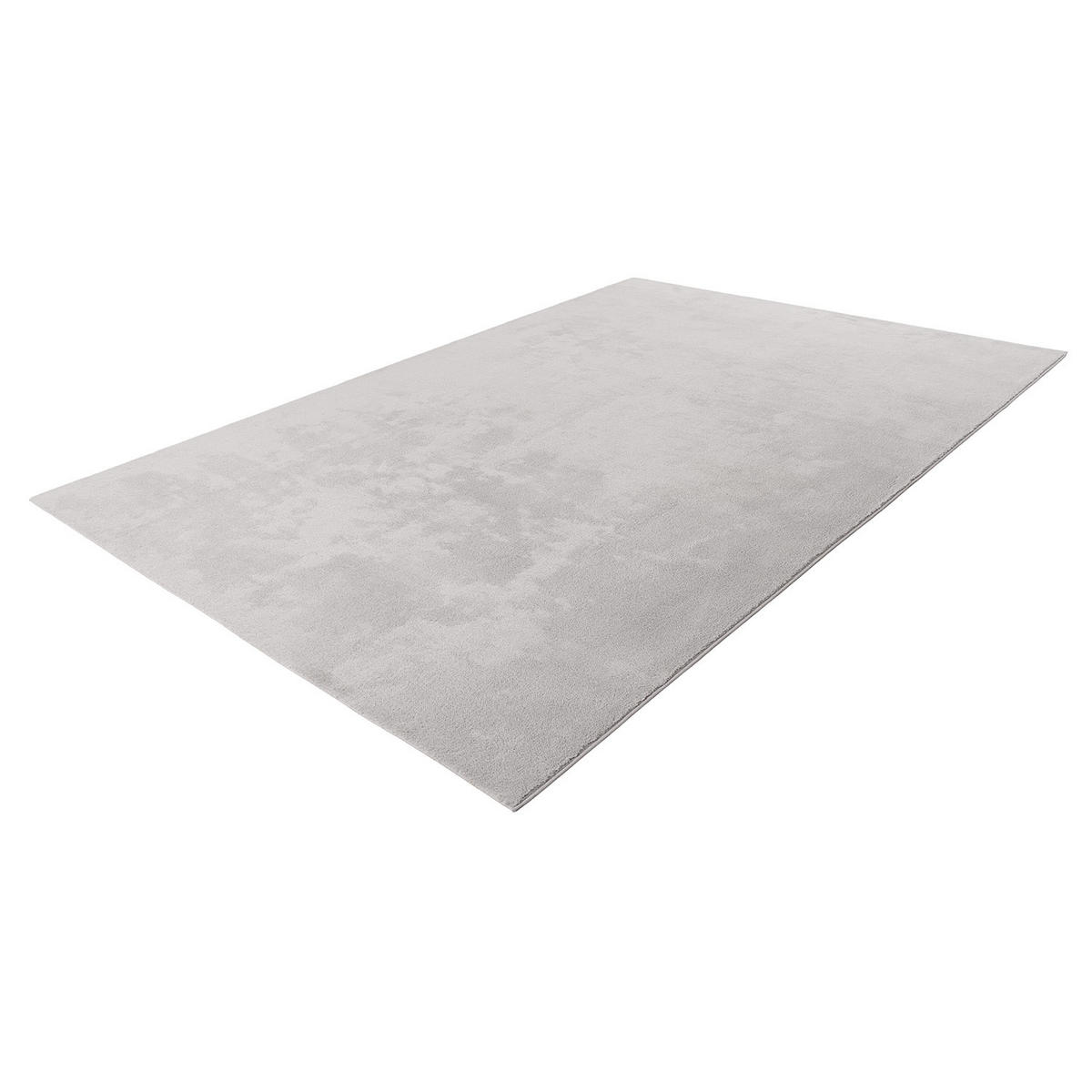 KURZFLOR-TEPPICH Calma 200 Grau 120x160 cm - Grau, Kunststoff/Textil (120/160cm) - carpet city