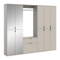 GARDEROBE Nexus 3-tlg. (B/H/T: ca. 213/193/34 cm) in Kaschmir/Kaschmir - Kaschmir, Holzwerkstoff (213/193/34cm)
