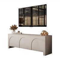 TV-ELEMENT ARIADNA Kaschmir dreitürig - Kaschmir, Holzwerkstoff (154/51/35cm)