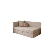 BOXBETT Tiliano Beige 90x200 cm Links - Beige, Textil (90/200cm) - B&B Home