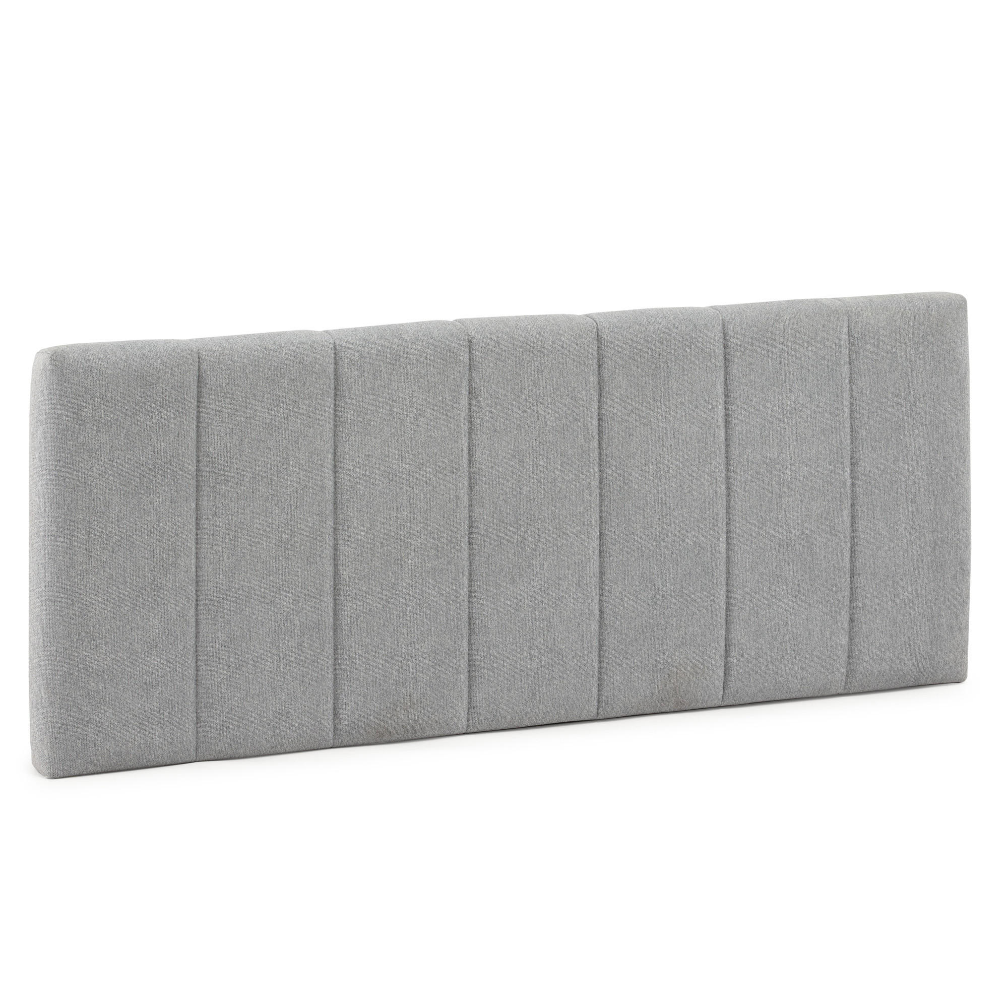 KOPFTEIL 150x60 cm Creta Grau - Grau, Textil (8/60/150cm) - VS Venta-stock