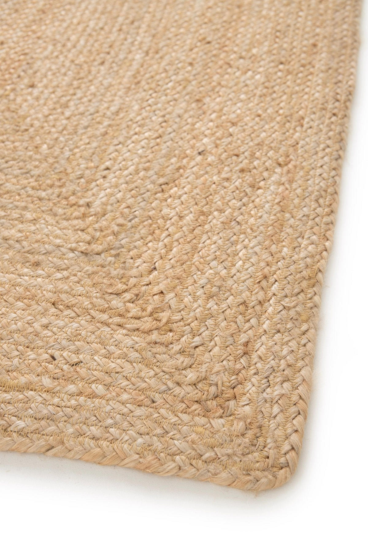 TEPPICH Design handgefertigt Jute beige - Beige, Naturmaterialien (120/170cm) - AFK Living
