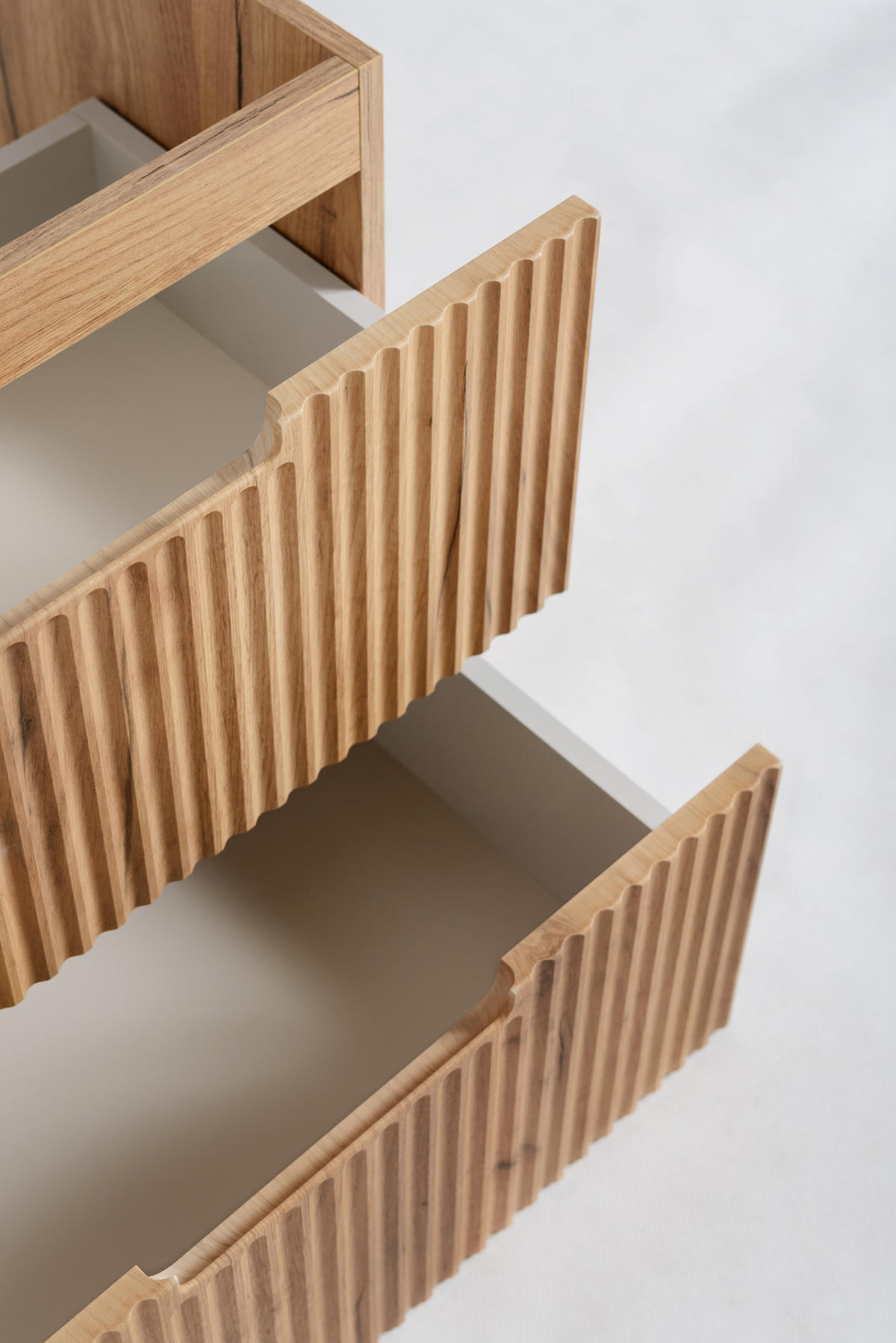 BADEZIMMERSCHRANK : Eiche Craft, 160 (2 x 80) x 58,6 x 46 cm - Braun, Holzwerkstoff (160/58.6/46cm) - 3XE LIVING