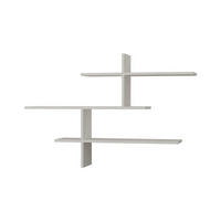 WANDREGAL Leo 123/22/80 cm - Weiß, Holzwerkstoff (123/80.5/22cm) - Calicosy