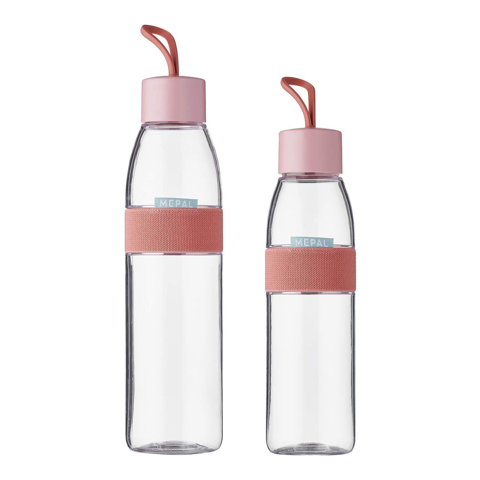 TRINKFLASCHEN ELLIPSE Vivid Mauve 500 ml & 700 ml 2er Set - Rot/Rosa, Kunststoff (0.7L) - Mepal