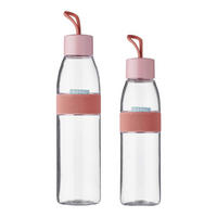 TRINKFLASCHEN ELLIPSE Vivid Mauve 500 ml & 700 ml 2er Set - Rot/Rosa, Kunststoff (0.7L) - Mepal
