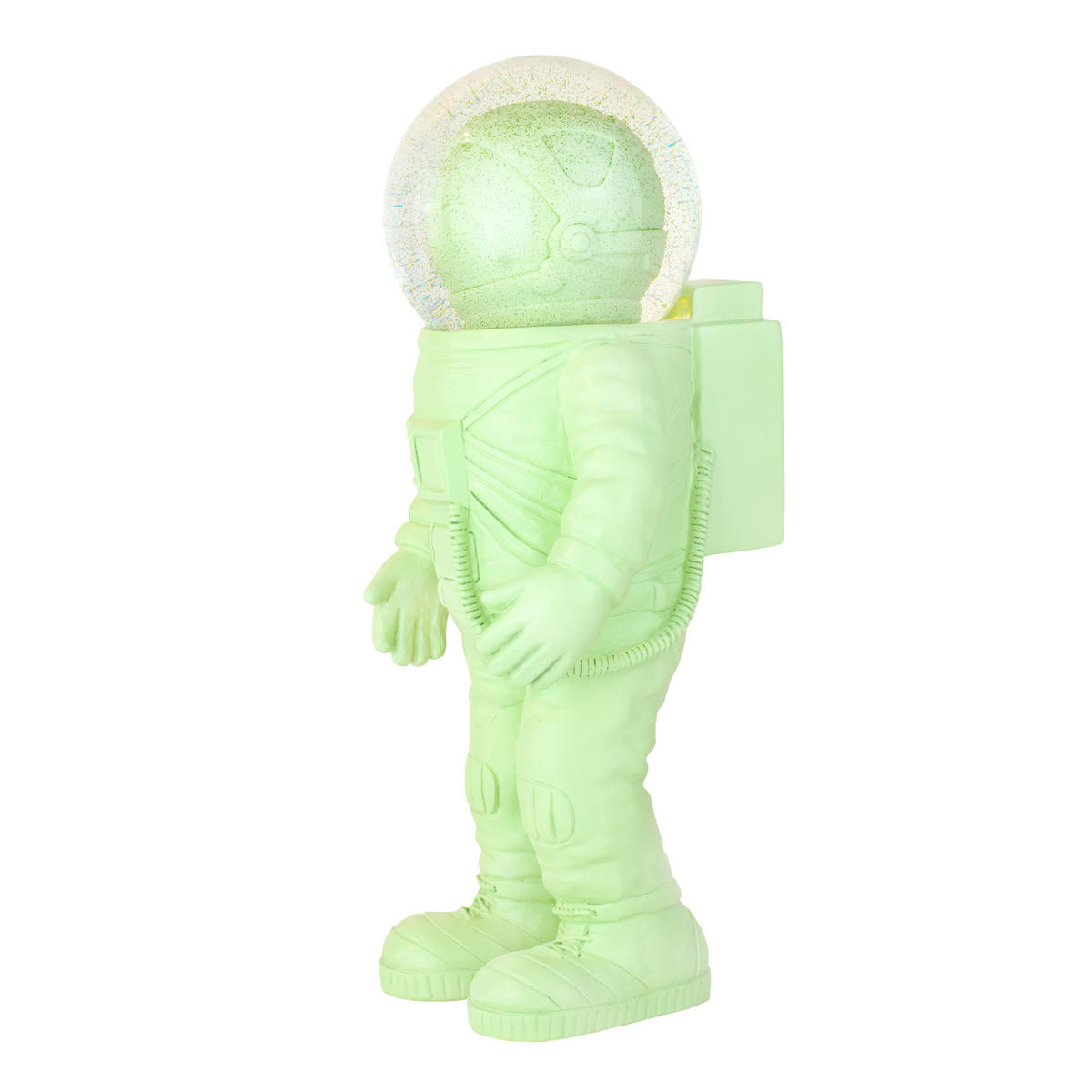 SCHNEEKUGEL Summerglobe The Astronauts Giant, Glas / Polyresin, Grün, 30 cm - Grün, Glas (13/30/15cm) - Donkey Products