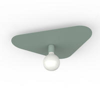 DECKENLEUCHTE - Grün, Metall (42/50/10cm) - Lumicom