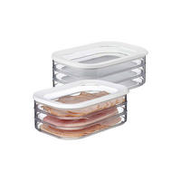 AUFSCHNITTDOSEN Modula weiß 6 x 550 ml - Weiß, Kunststoff (16/8.6/22.4cm) - Mepal